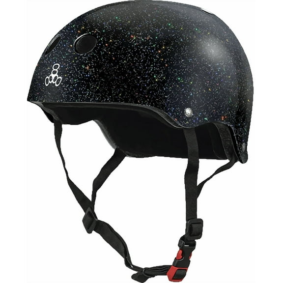 Triple Eight Certified Sweatsaver Helmet Xl/Xxl Black Glitter