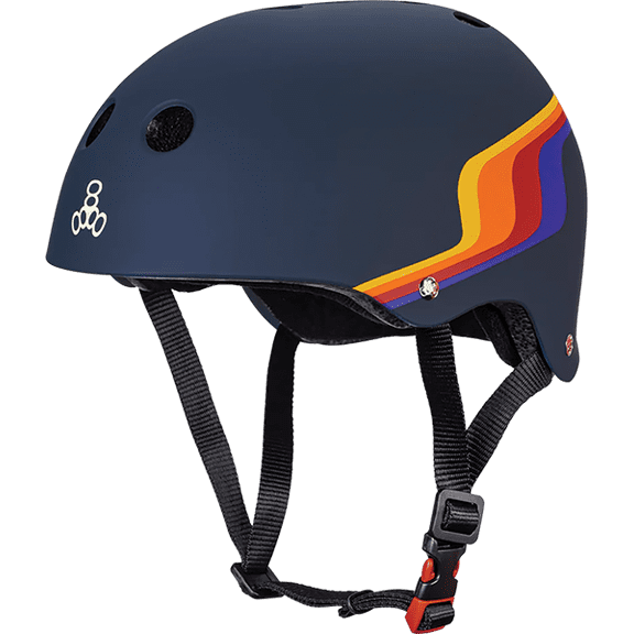 Triple Eight Certified Sweatsaver Helmet Xl/Xxl Pacific Beach Navy