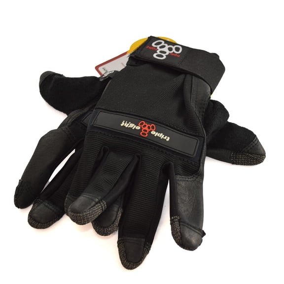 Triple Eight Downhill Slide Gloves Large/Extra Large - Black