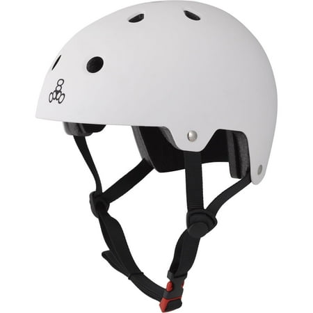 "Triple Eight Dual Certified Helmet White Rb S/M"