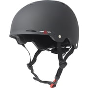 Triple Eight Gotham Dual Certified Skateboard and Bike Helmet, Black Matte, Small / Medium