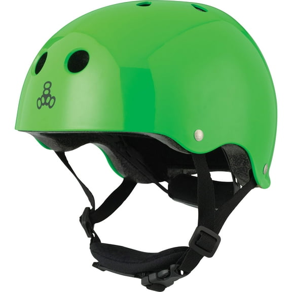 Triple Eight Lil 8 Helmet Neon Green Gloss CPSC