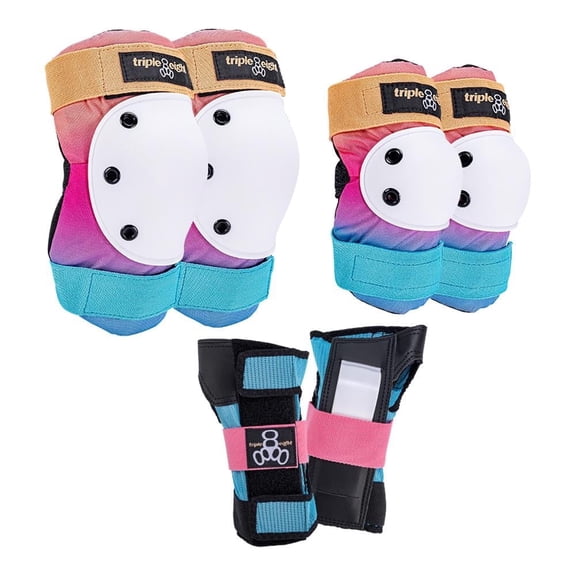 Triple Eight Saver Series 3-Pack Sunset Lg Pad Set Triple8