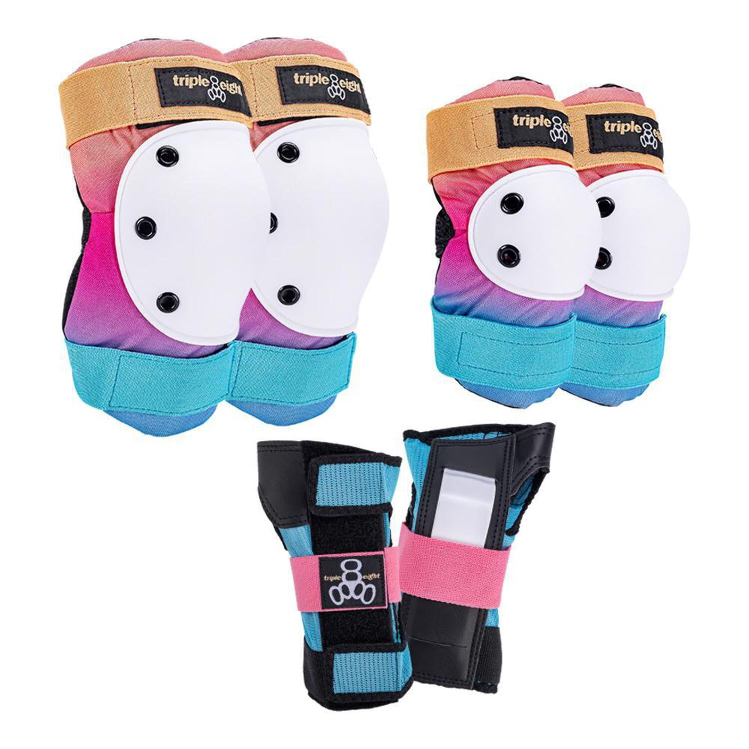Triple Eight Saver Series Set with Knee Pads and Elbow Pads for Kids