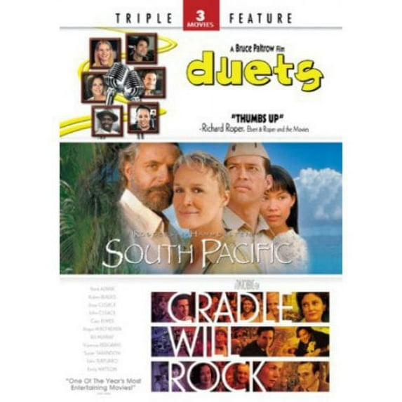 Triple Feature: Duets, South Pacific, Cradle Will Rock (DVD, 2013)