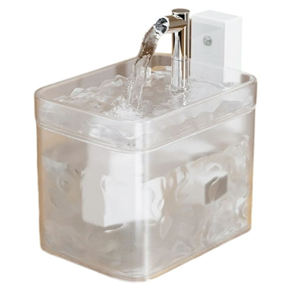 Triple Filter Automatic Pet Water Fountain Cat Dog Fountain with Ultra-Quiet Pump LED Indicator BPA-Free Large Capacity Water Dispenser for Multiple Pets