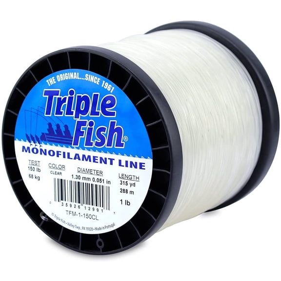 Triple Fish Mono Line 1lb 40 Lb Cl