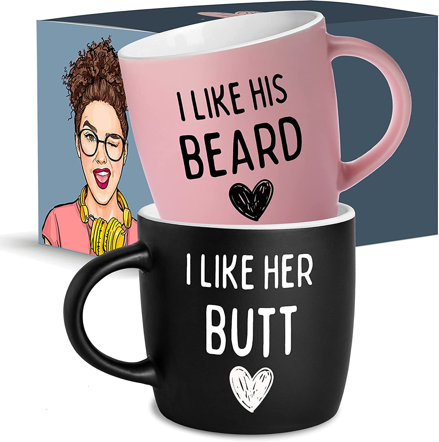 Beard Man Coffee Mug, Men Use Love To Get Sex Women Use Sex To Get Love I  Have A Beard To Get Both-Travel Coffee Mug 14 oz 