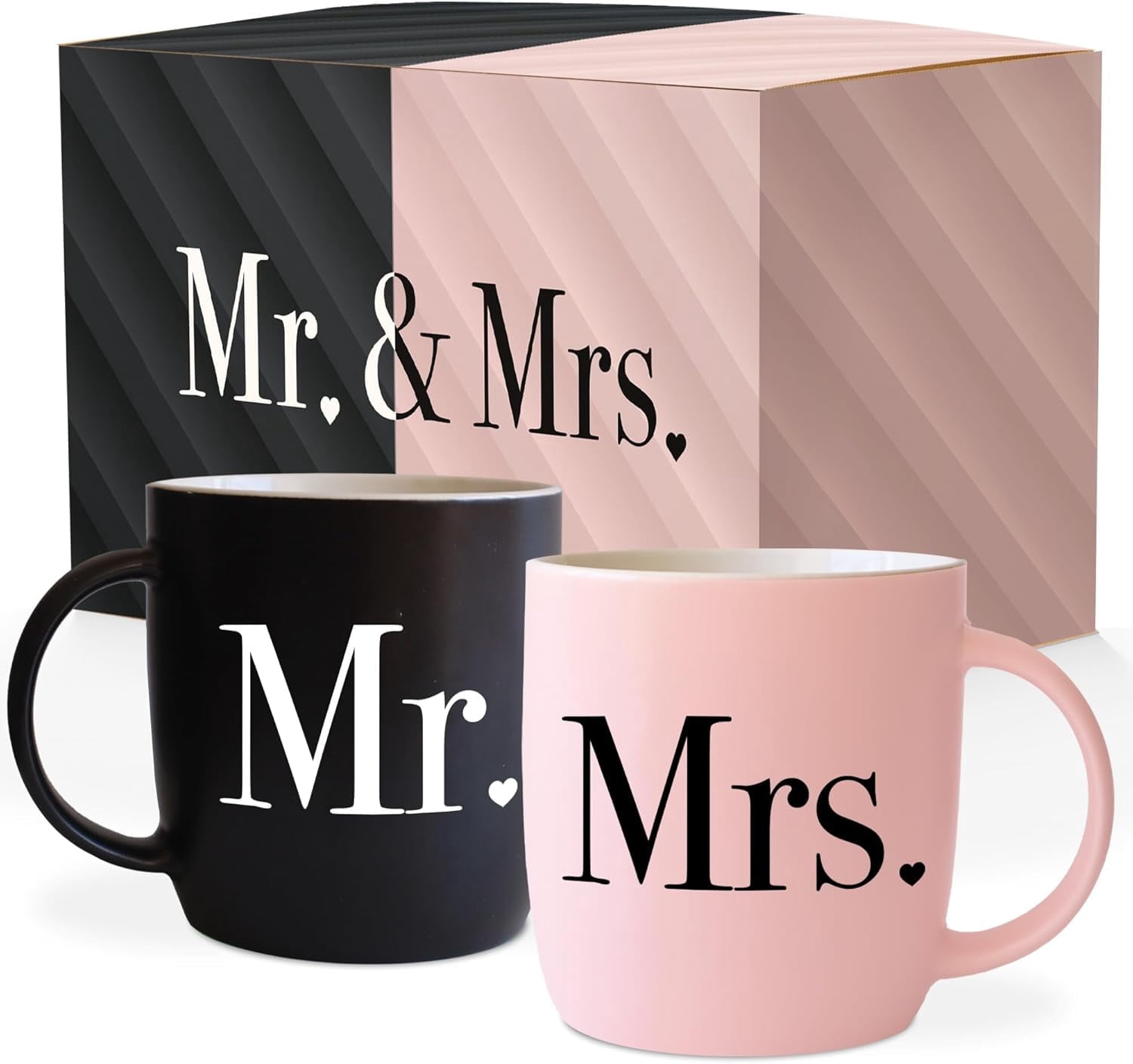 Triple Gifffted Tazza da caffè Mr Right Mrs Always Right, idea regalo per coppie