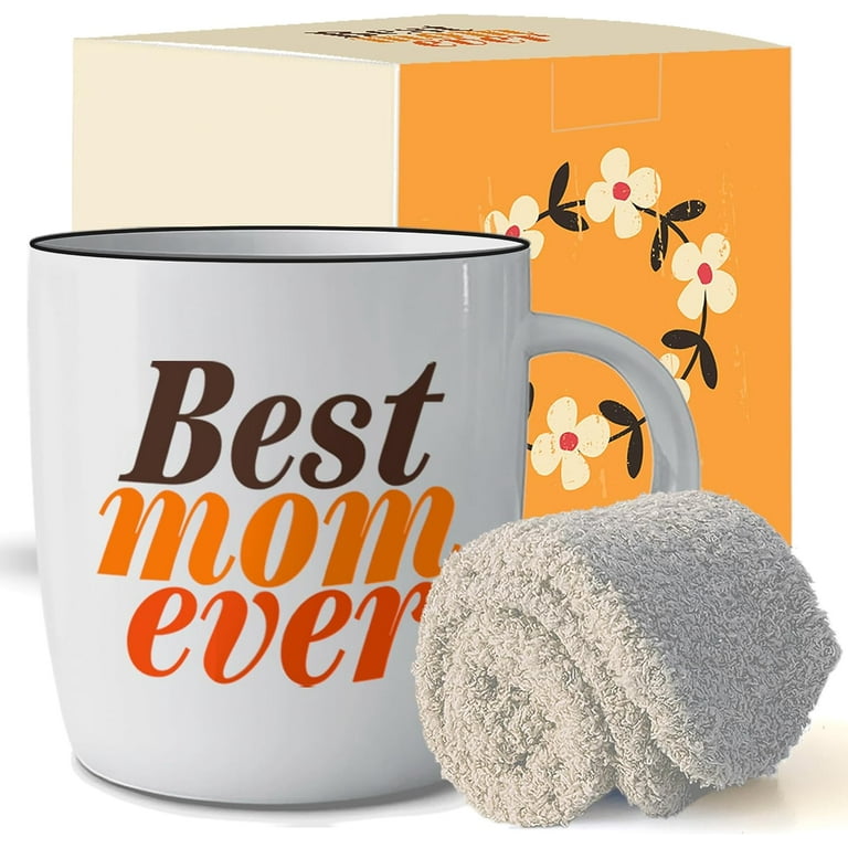 Triple Gifffted Worlds Best Mom Ever Coffee Mug, Great Birthday Gifts Ideas  For Mom From Daughter and Son, Greatest Gift Moms, Presents Anniversary