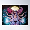 thumbnail image 1 of Triple Goddess Poster Wall Art, Modern Wall Decor For Living Room Bedroom, 24x36 UNFRAMED, 1 of 3