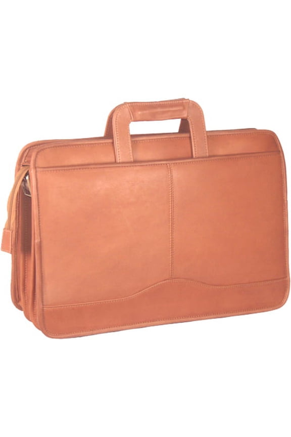 Triple Gusset Drop Handle Briefcase