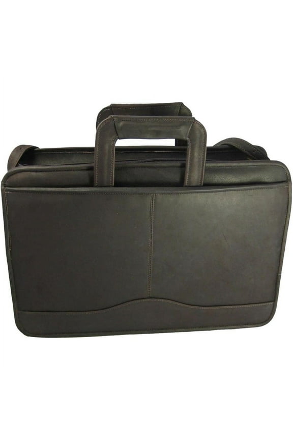 Triple Gusset Drop Handle Briefcase