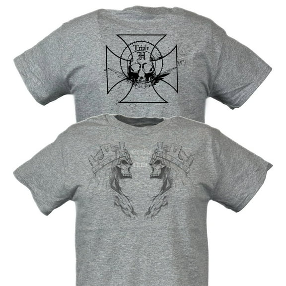 Triple H Genibus Nitito Canis Skull Kings Grey T-shirt