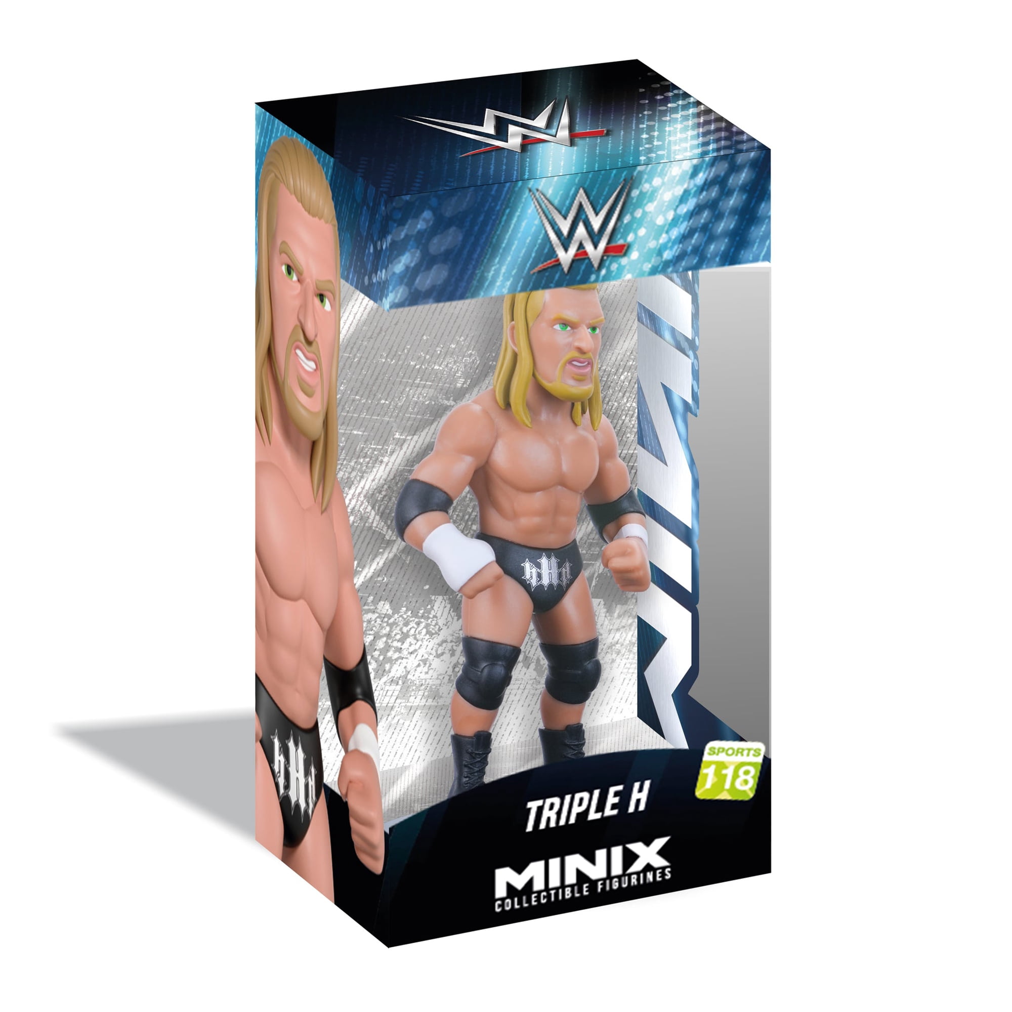 Triple H (HHH) - WWE Minix Collectible Figurine (4.7 inch) Minix WWE Toy Wrestling Action Figure