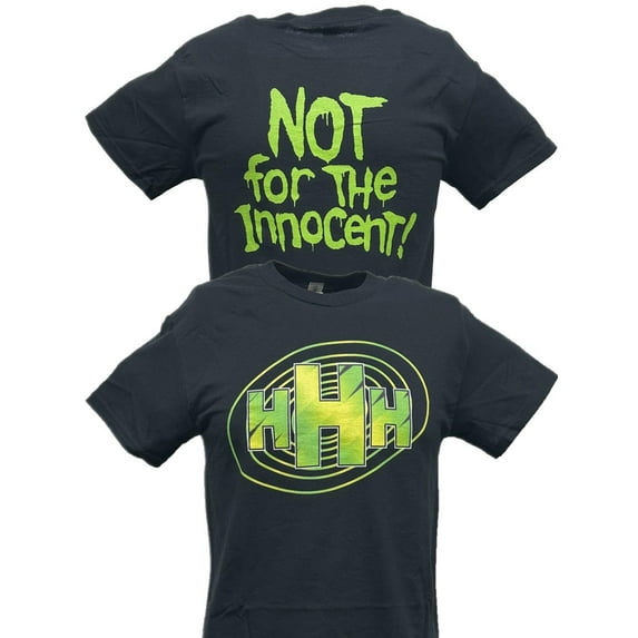 Triple H Not For The Innocent WWF Mens Black T-shirt