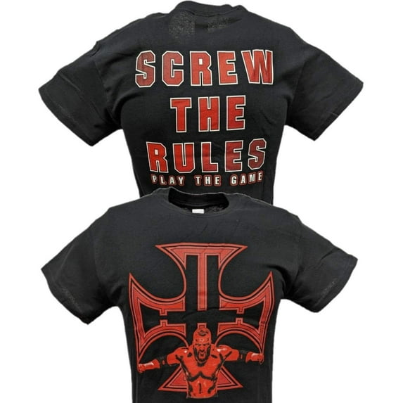 Triple H Screw The Rules Play The Game Mens Black T-shirt