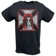 thumbnail image 1 of Triple H Skull Cross Logo Black T-shirt, 1 of 4
