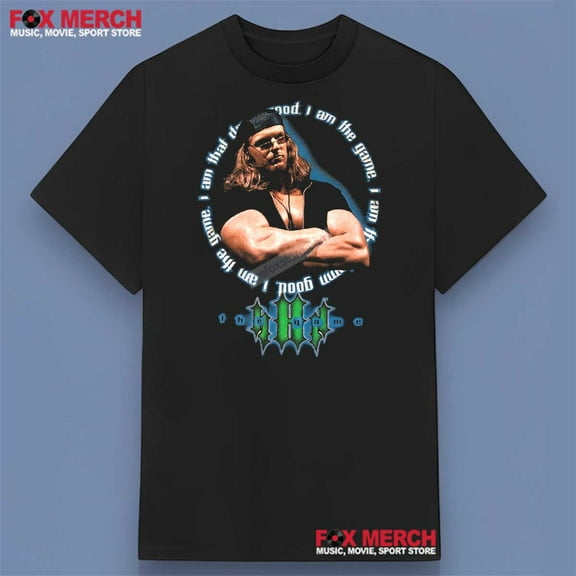 Triple H Wrestler The Game T-Shirt ,Black Color,Size 2XL