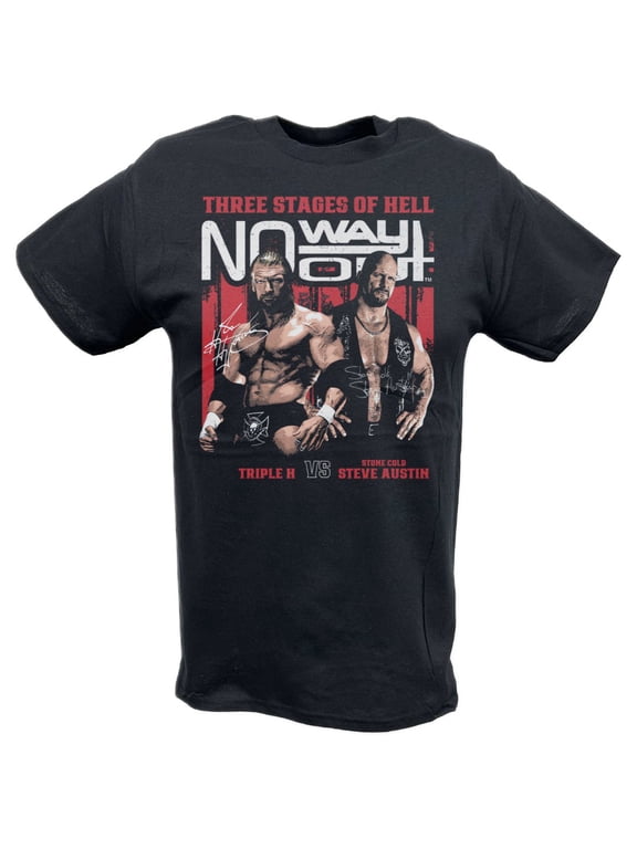 Triple H vs Stone Cold Steve Austin No Way Out T-shirt