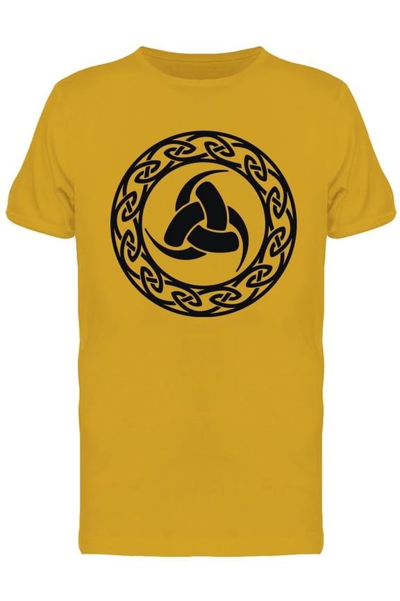 Triple Horn Of Odin Design T-Shirt Men -Image by Shutterstock, Male Medium