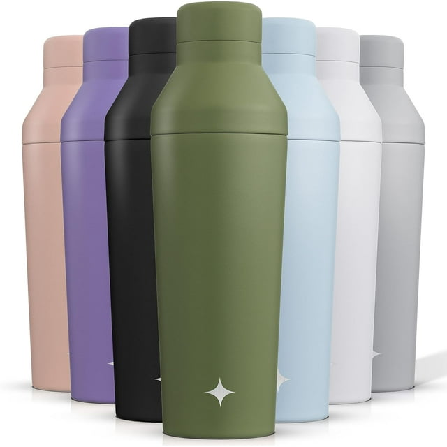 Triple Insulated Cocktail/Protein Shaker Bottle 20oz Shaker Cup with