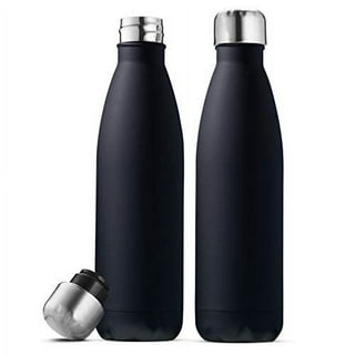 Wozhidaose Water Bottles 18.5 Oz Insulated Double Walled Vacuum Stainless  Steel Leak Proof Metal Sports Water Bottle Keeps Drinks Hot And Cold Great