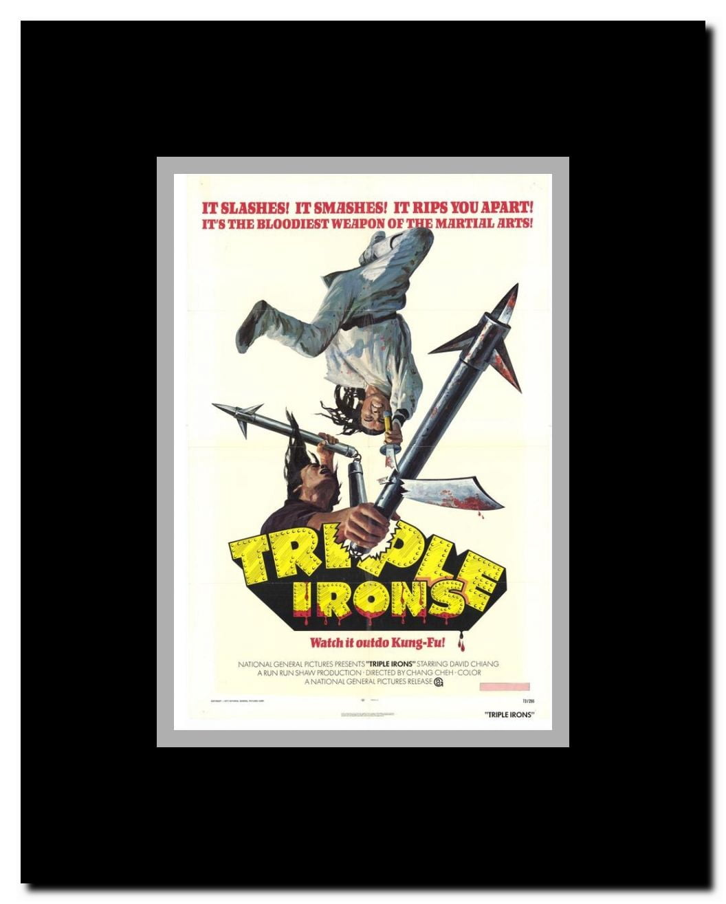 Triple Irons Framed Movie Poster