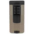thumbnail image 1 of Triple Jet Flame Lighter, Engineered for Performance, Removable Pocket Clip, Angled Jet , Ergonomic Metal Body, Tan and Black, 1 of 9