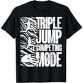 thumbnail image 1 of Triple Jump Competing Mode Triple Jumping Athlete T-Shirt, 1 of 3