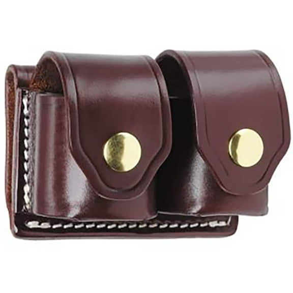 Triple K 103 Double Speedloader Pouch Medium J, K, L Frames Walnut Oil