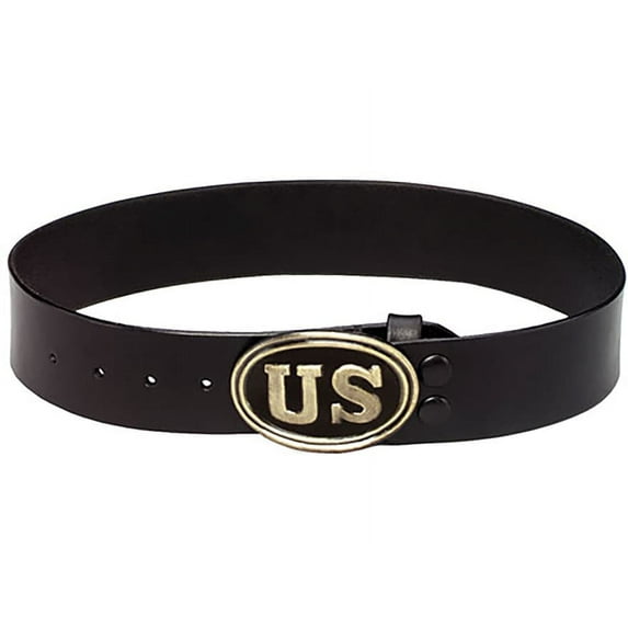 Triple K 48 Civil War Gun Belt XL 43-48" Leather Black