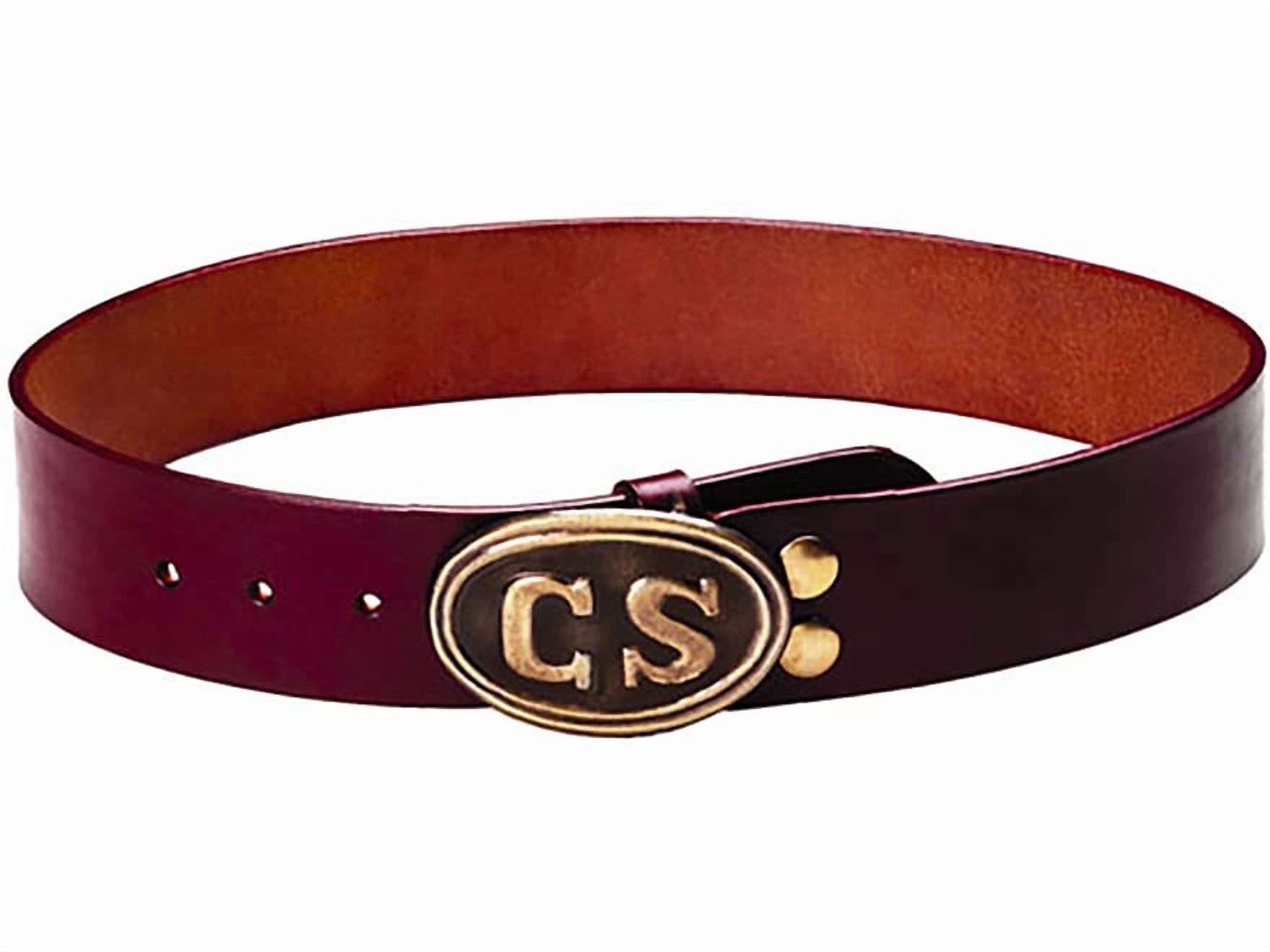 Triple K 48 Civil War Gun Belt XL 43-48" Leather Oil Walnut