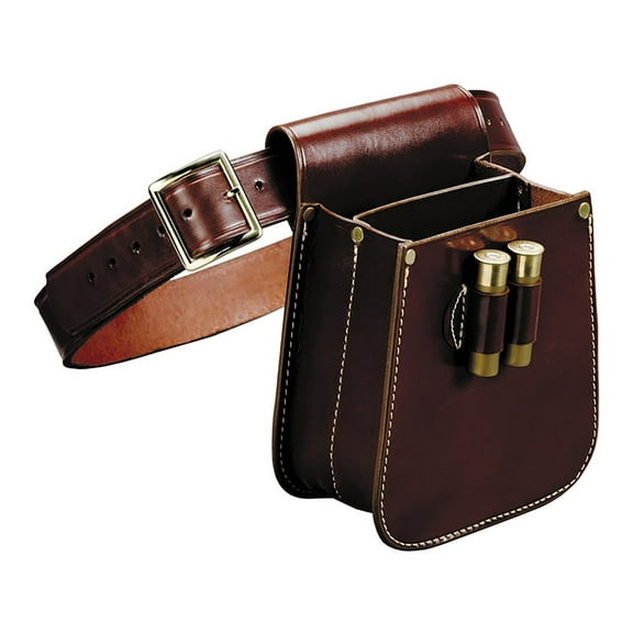 Triple K 559 Leather Shotgun Shell Pouch Havana Brown
