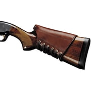 Triple K Shotgun/Rifle Cheek Rest .75" Leather Brown