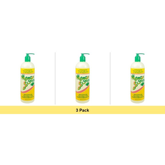 Triple Lanolin Mango Vera Hand & Body Lotion 20 oz - 3 Pack Bundle