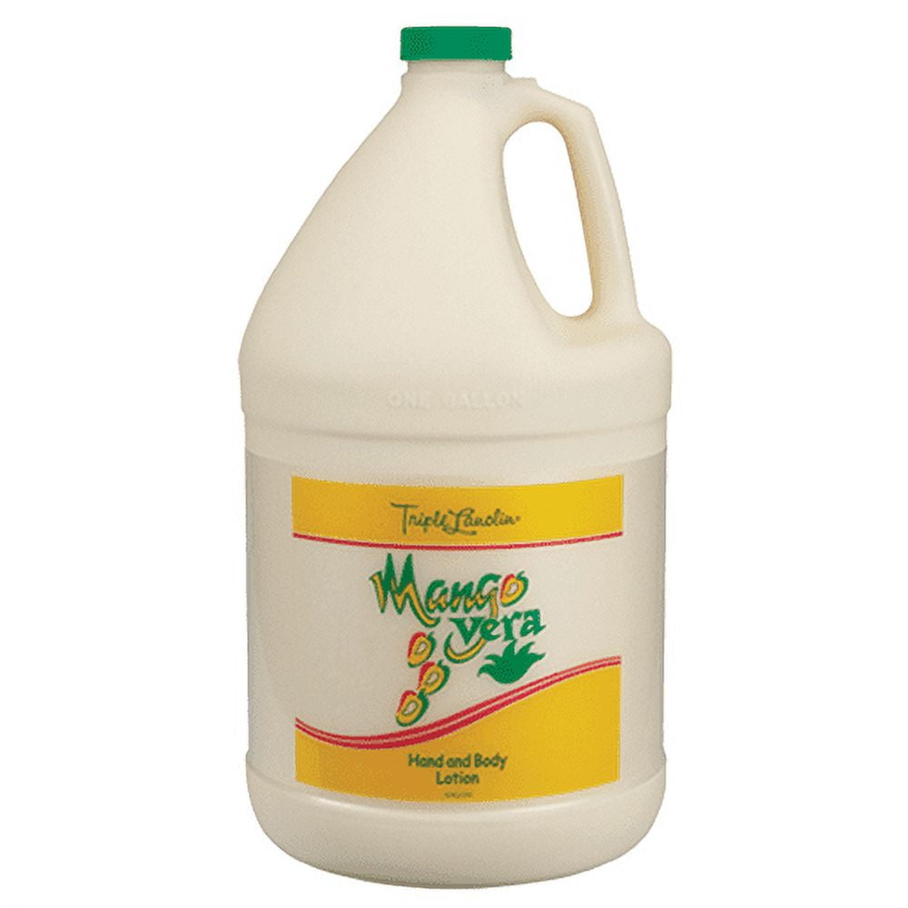Triple Lanolin Mango Vera Professional Hand & Body lotion - 1 Gallon Refill Size