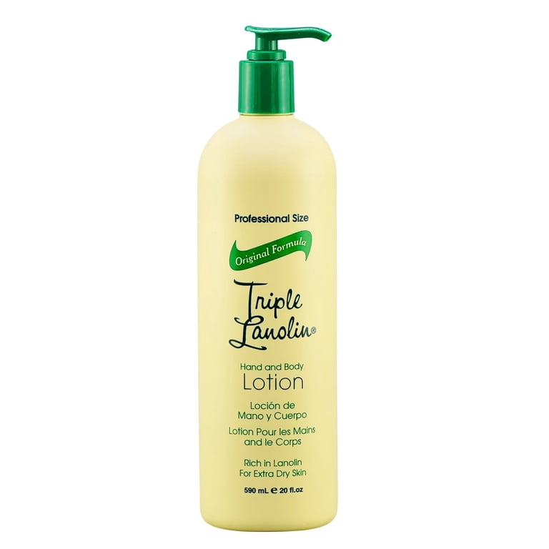 BlueCo Triple Lanolin Hand and Body Lotion, 20 fl oz, Soothing