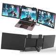 thumbnail image 1 of Triple Laptop Screen Extender,Portable Dual Monitor Second Screen Travel 14" 1080P IPS for 13-16.5" Laptops with USB-C Port,Plug and Play Attachment for Windows/Mac/Android/Switch/PS5/Xbox, 1 of 6