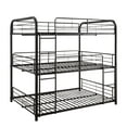 thumbnail image 1 of Acme Cairo Triple Bunk Bed (F/F/F) Sandy Black, 1 of 4