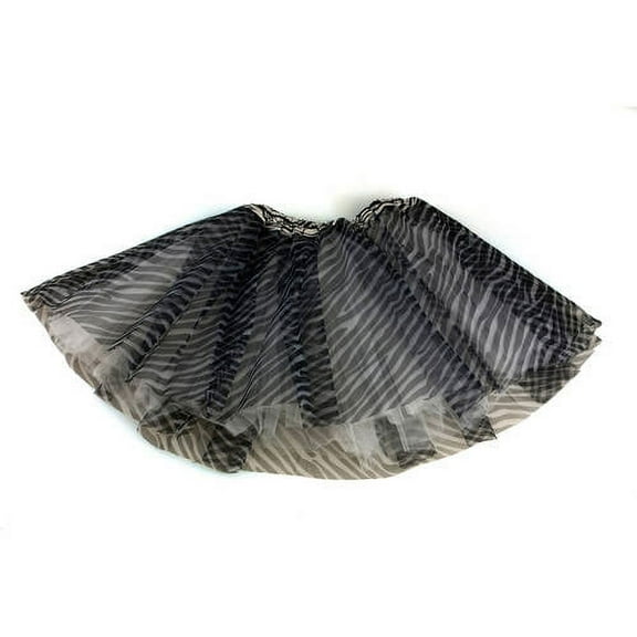 Triple-Layer Junior Size Tutu - Zebra Print