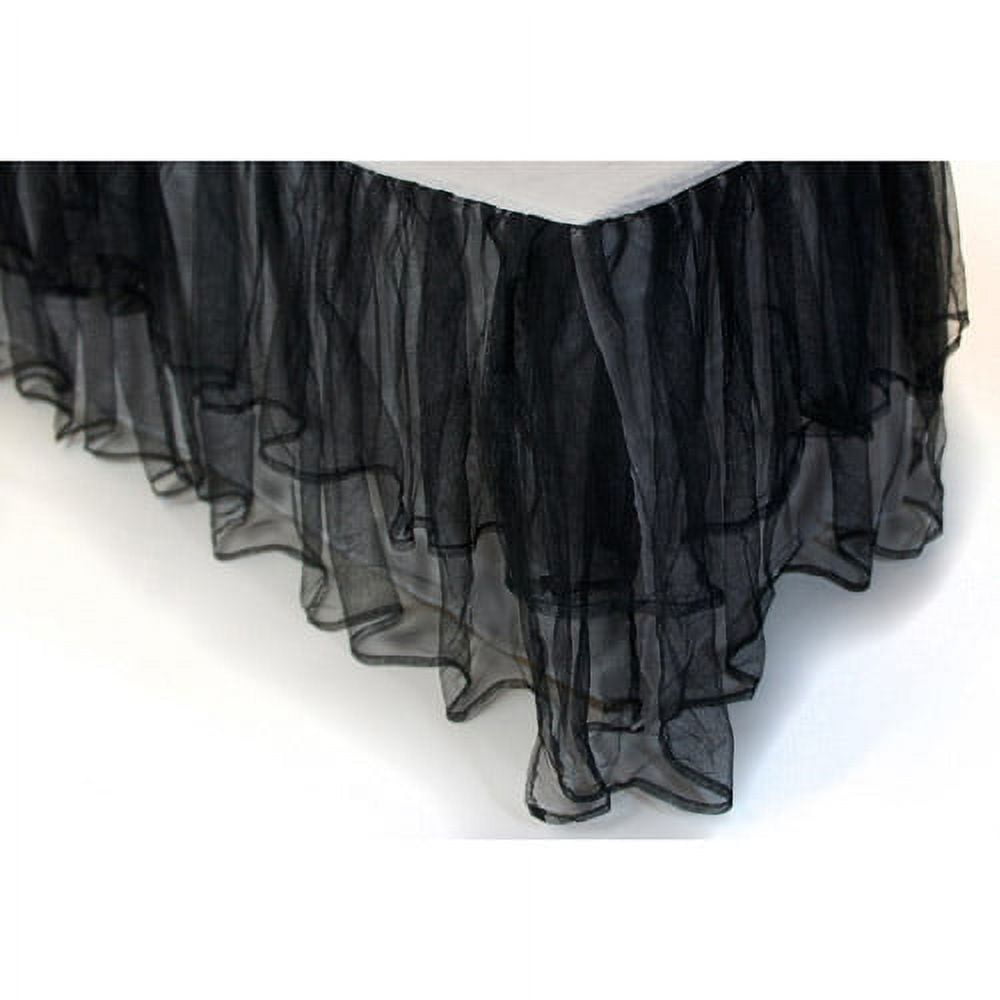 Black tulle bed clearance skirt