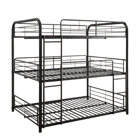 Acme Cairo Triple Bunk Bed (T/T/T) Sandy Black