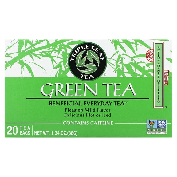 Triple Leaf Tea, Premium Green, 20 Tea Bags