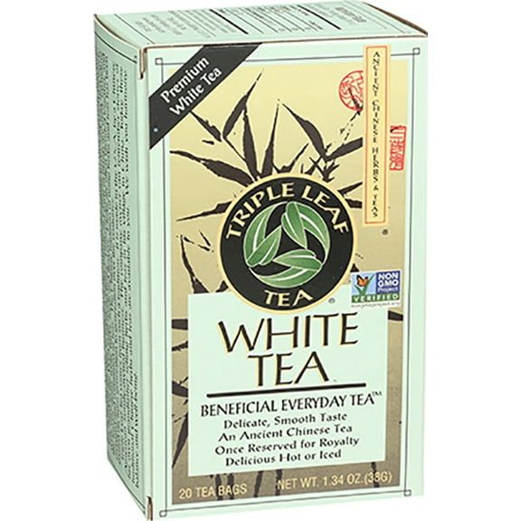 Triple Leaf Tea White Tea - 20 Tea Bags