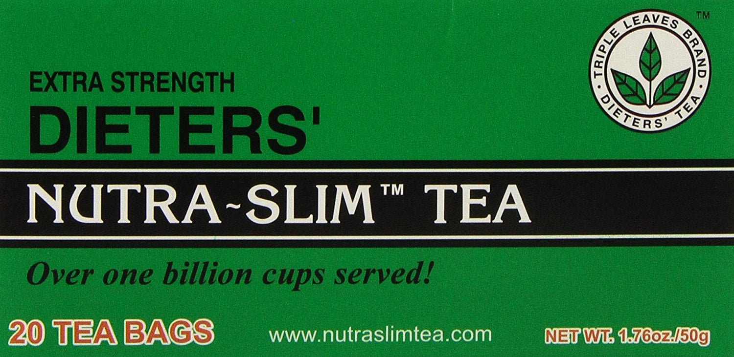 Nutri-Leaf Herbal Tea Bags Slim Tea - Regular, 30 Pieces