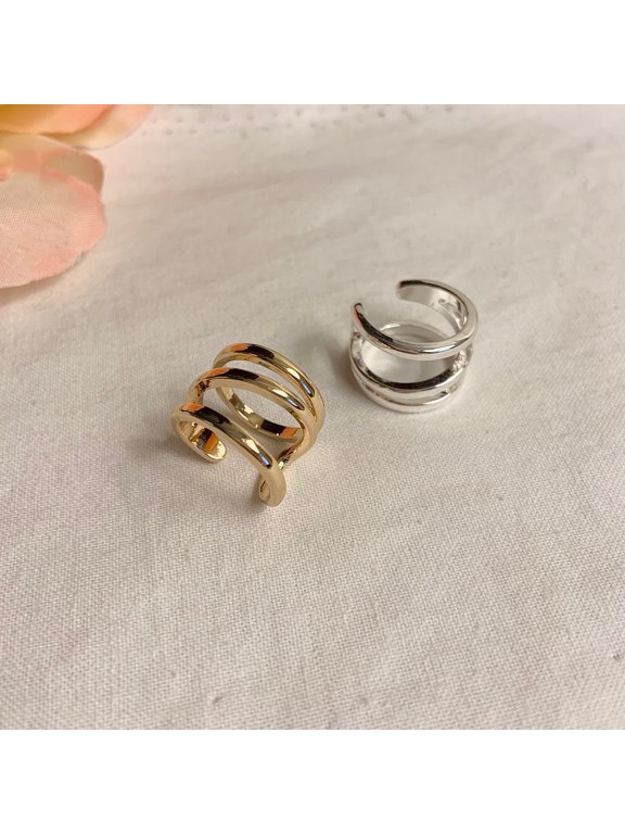 Triple Line Pinky & Midi Ring