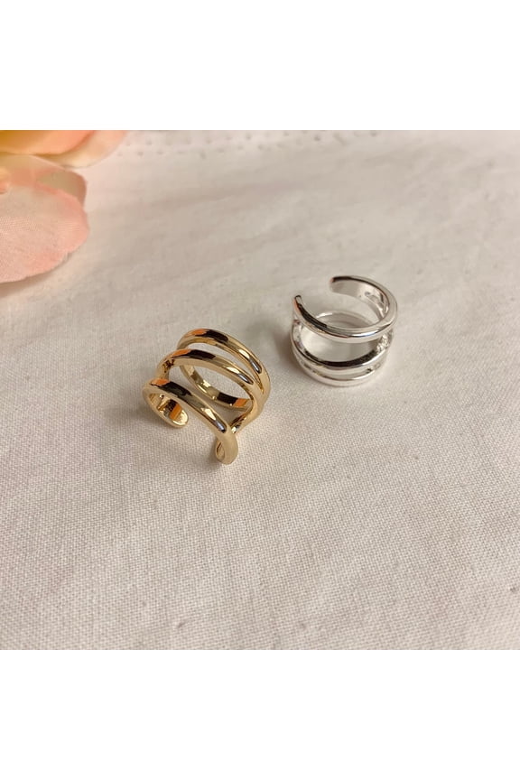 Triple Line Pinky & Midi Ring