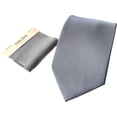 thumbnail image 1 of Triple M Plus Solid Color Necktie In Dust Blue Color, 1 of 1