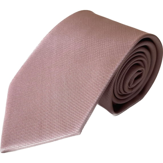 Triple M Plus Solid Color Necktie In Dust Pink Color